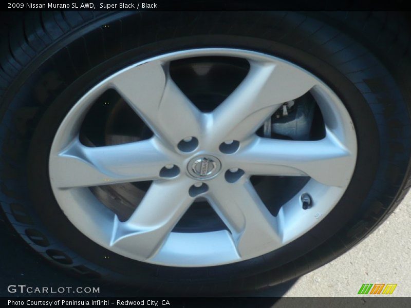 Super Black / Black 2009 Nissan Murano SL AWD