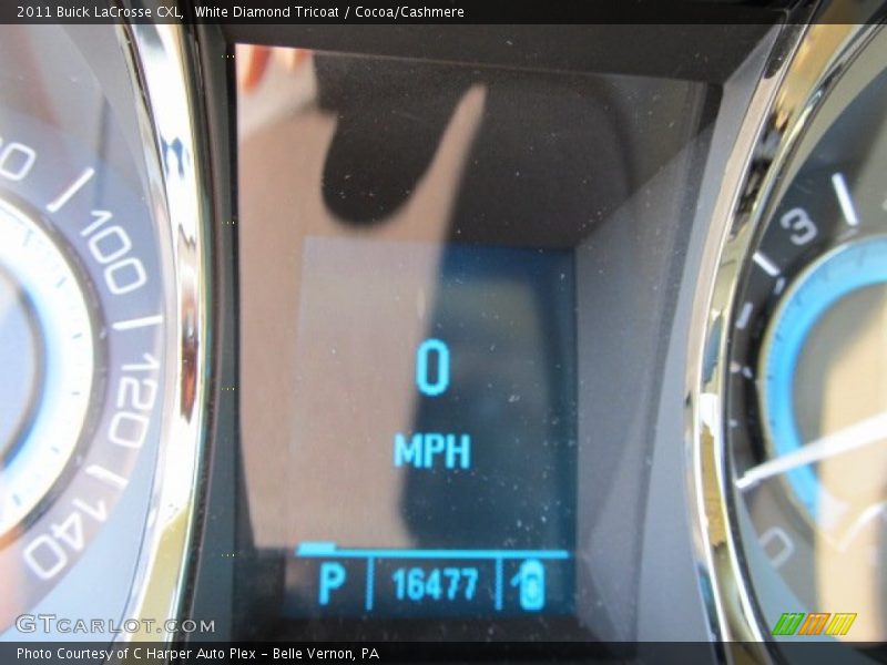 White Diamond Tricoat / Cocoa/Cashmere 2011 Buick LaCrosse CXL