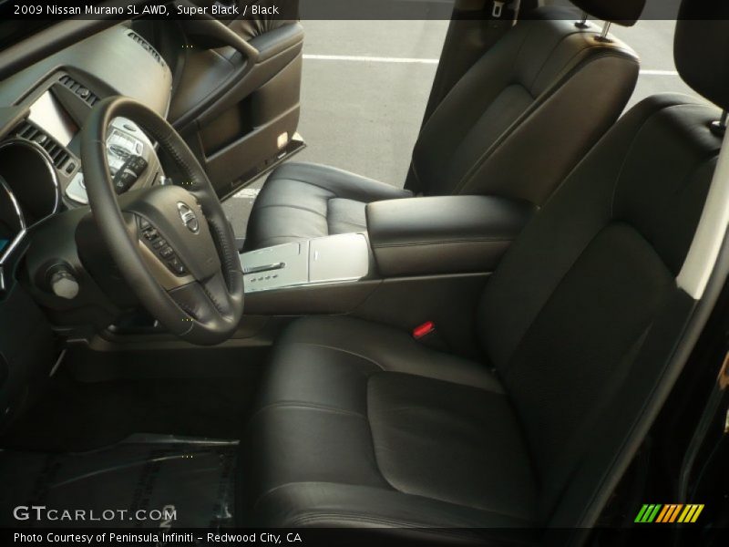 Super Black / Black 2009 Nissan Murano SL AWD