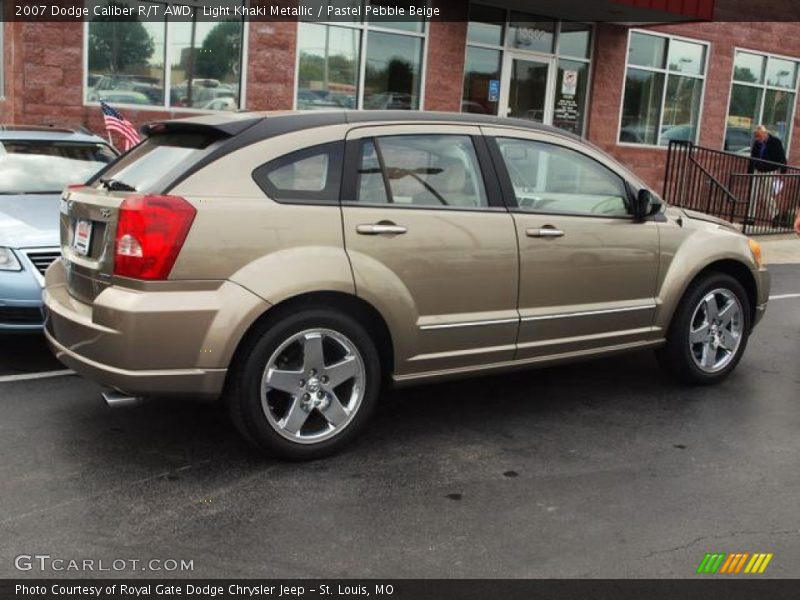 Light Khaki Metallic / Pastel Pebble Beige 2007 Dodge Caliber R/T AWD