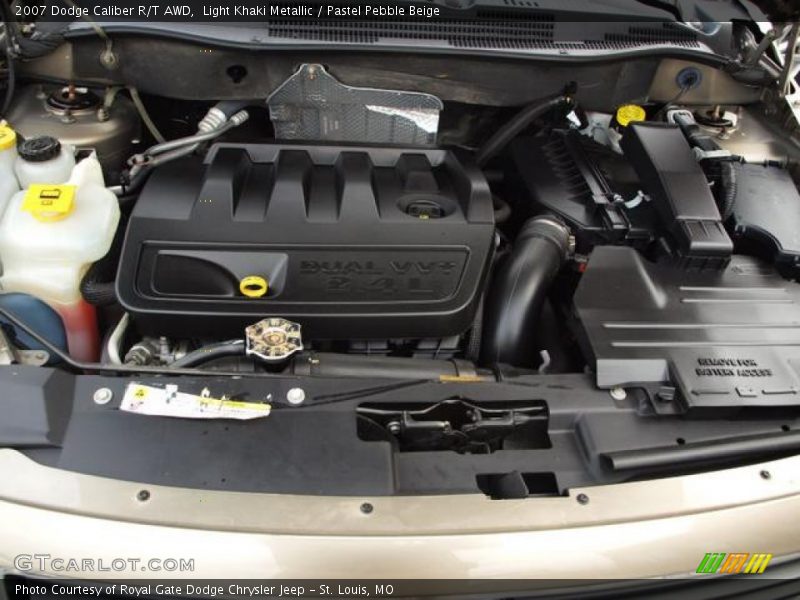 Light Khaki Metallic / Pastel Pebble Beige 2007 Dodge Caliber R/T AWD