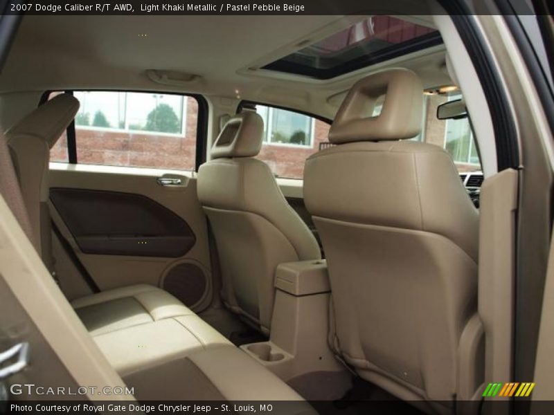Light Khaki Metallic / Pastel Pebble Beige 2007 Dodge Caliber R/T AWD