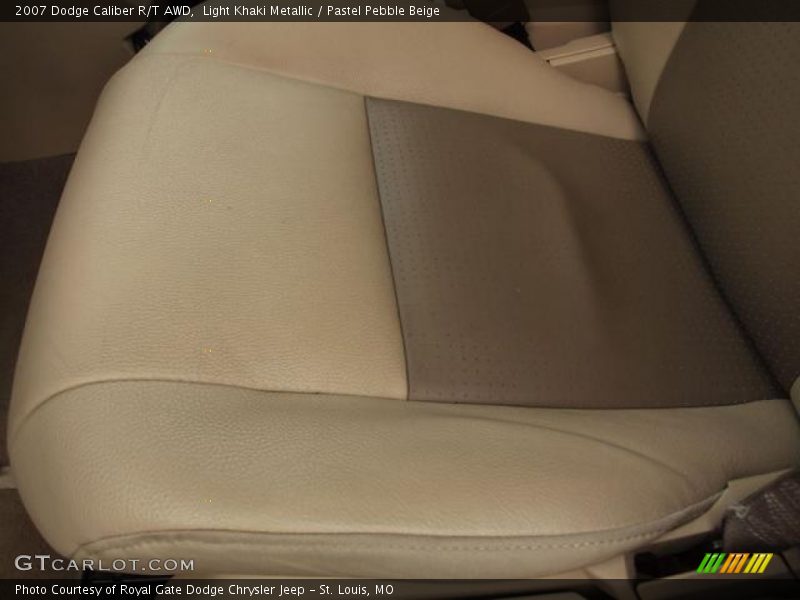 Light Khaki Metallic / Pastel Pebble Beige 2007 Dodge Caliber R/T AWD