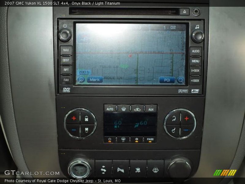Onyx Black / Light Titanium 2007 GMC Yukon XL 1500 SLT 4x4