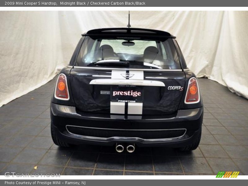 Midnight Black / Checkered Carbon Black/Black 2009 Mini Cooper S Hardtop