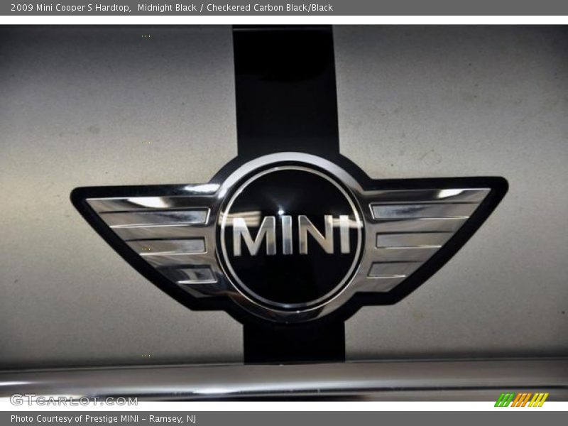 Midnight Black / Checkered Carbon Black/Black 2009 Mini Cooper S Hardtop