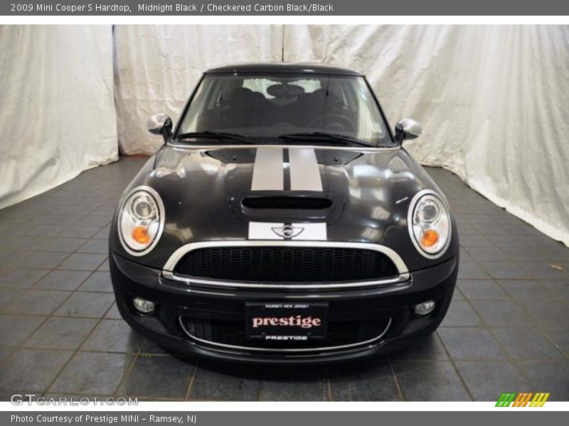 Midnight Black / Checkered Carbon Black/Black 2009 Mini Cooper S Hardtop