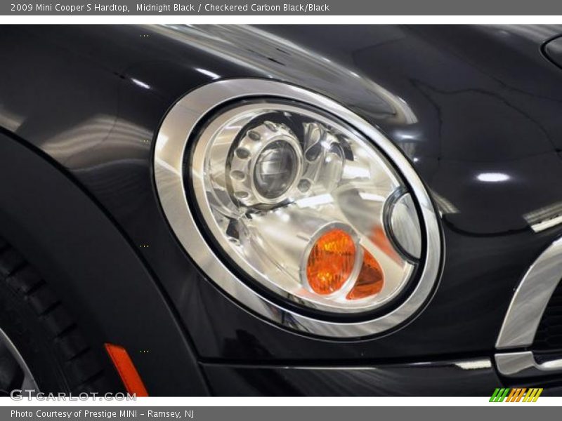 Midnight Black / Checkered Carbon Black/Black 2009 Mini Cooper S Hardtop