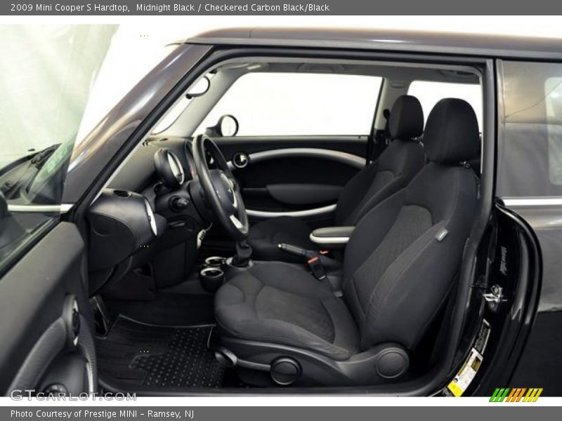 Midnight Black / Checkered Carbon Black/Black 2009 Mini Cooper S Hardtop