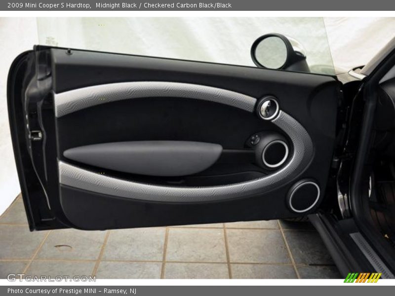 Midnight Black / Checkered Carbon Black/Black 2009 Mini Cooper S Hardtop