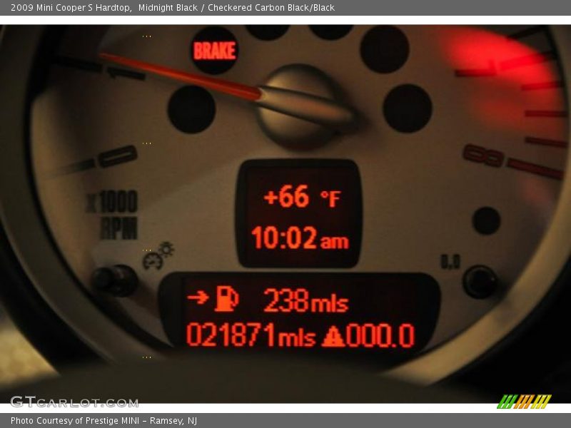 Midnight Black / Checkered Carbon Black/Black 2009 Mini Cooper S Hardtop