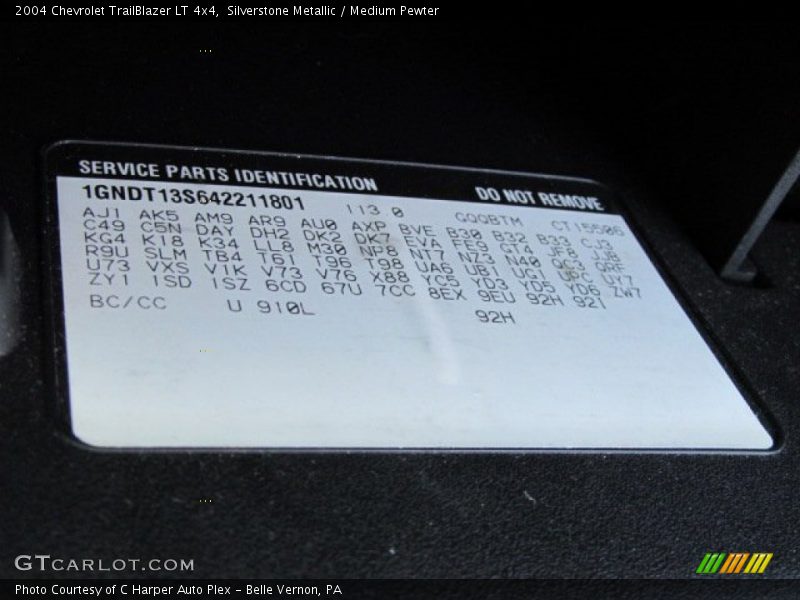 Silverstone Metallic / Medium Pewter 2004 Chevrolet TrailBlazer LT 4x4