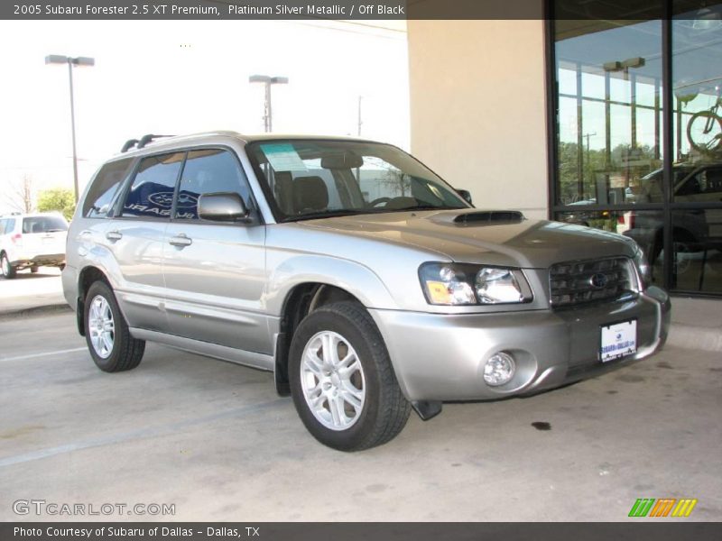 Platinum Silver Metallic / Off Black 2005 Subaru Forester 2.5 XT Premium