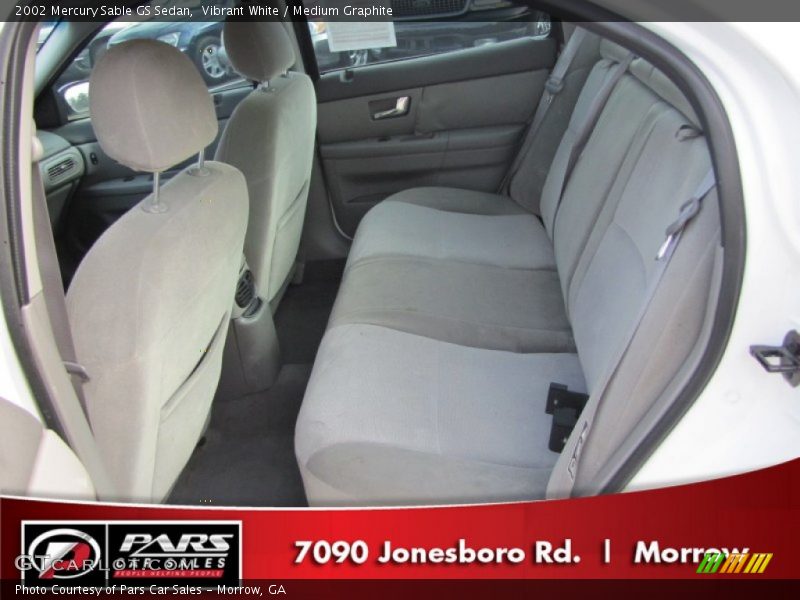 Vibrant White / Medium Graphite 2002 Mercury Sable GS Sedan