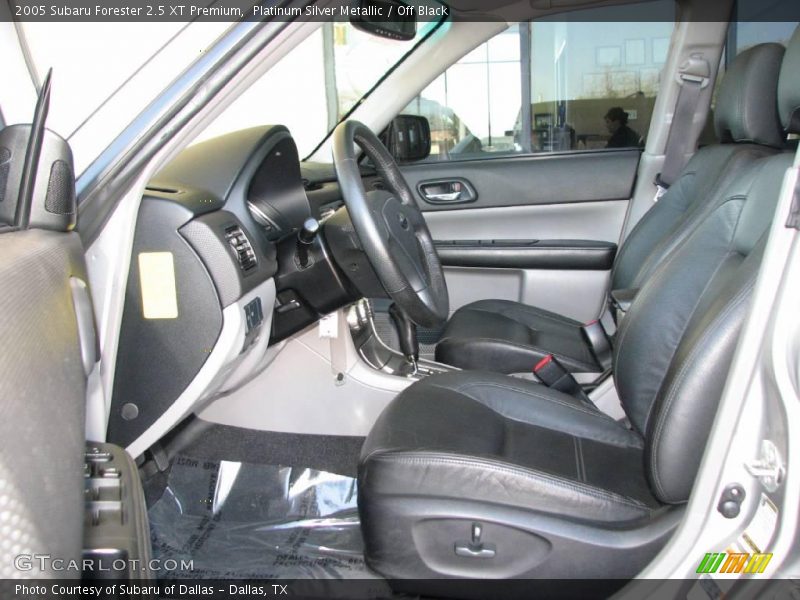Platinum Silver Metallic / Off Black 2005 Subaru Forester 2.5 XT Premium
