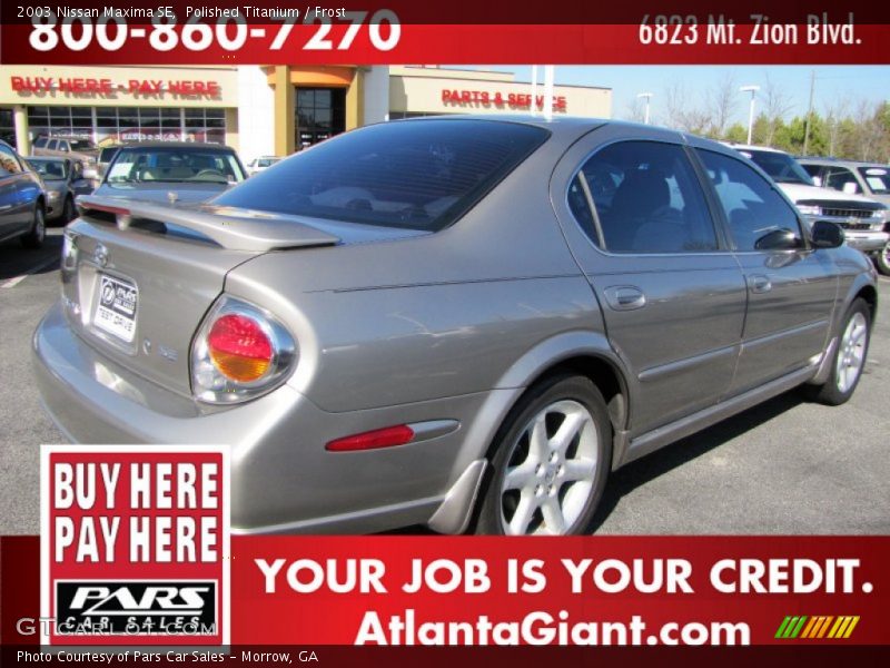 Polished Titanium / Frost 2003 Nissan Maxima SE
