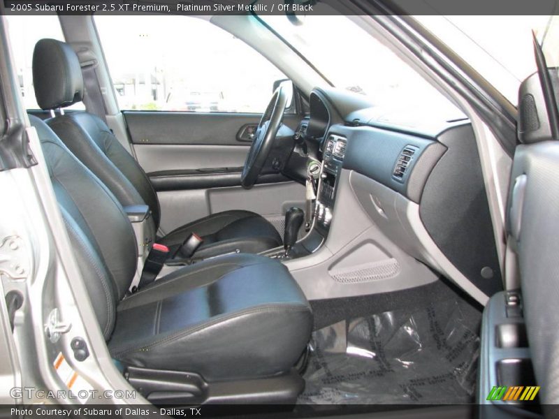 Platinum Silver Metallic / Off Black 2005 Subaru Forester 2.5 XT Premium