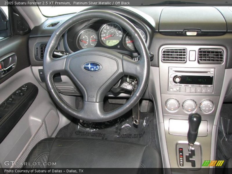 Platinum Silver Metallic / Off Black 2005 Subaru Forester 2.5 XT Premium