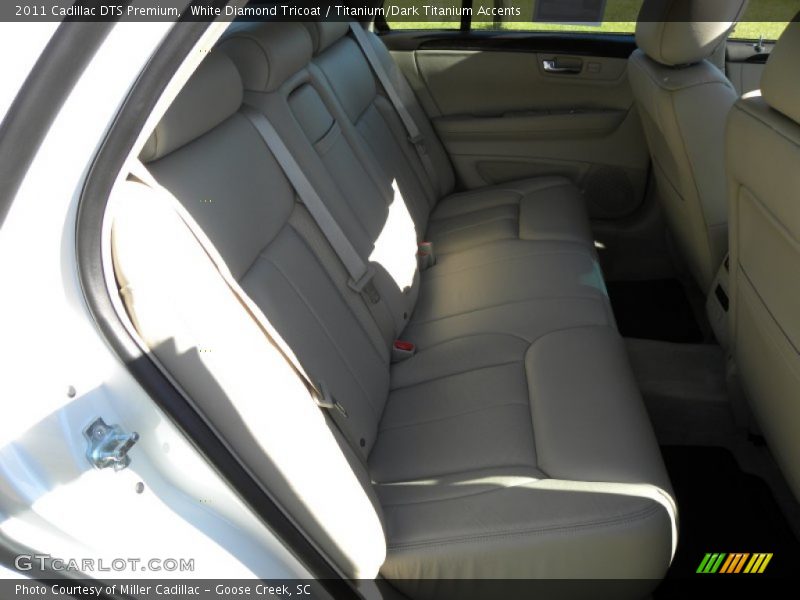 White Diamond Tricoat / Titanium/Dark Titanium Accents 2011 Cadillac DTS Premium