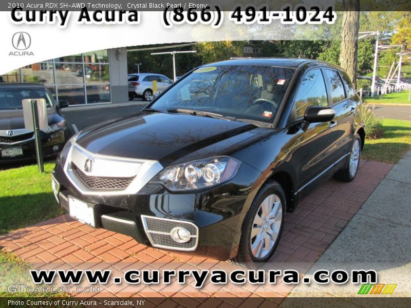 Crystal Black Pearl / Ebony 2010 Acura RDX SH-AWD Technology