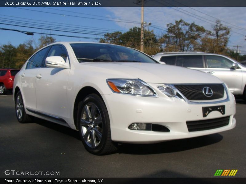 Starfire Pearl White / Black 2010 Lexus GS 350 AWD