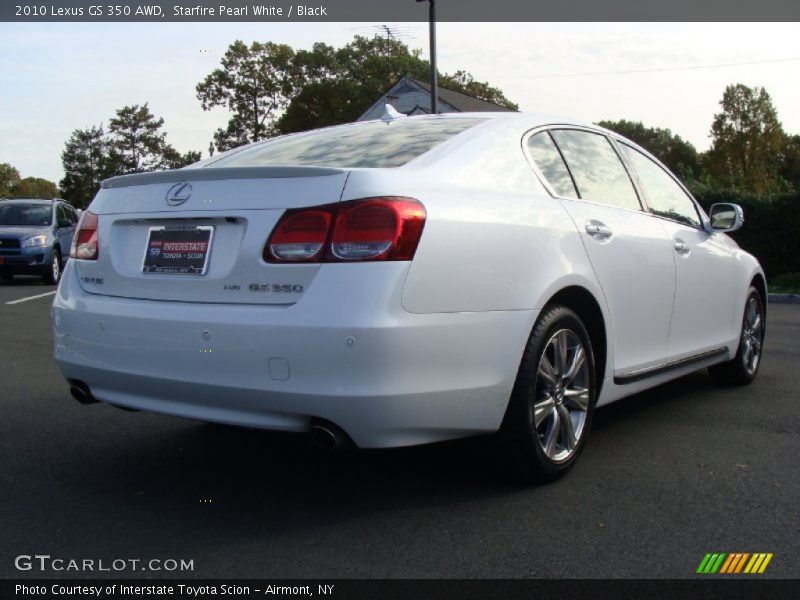 Starfire Pearl White / Black 2010 Lexus GS 350 AWD