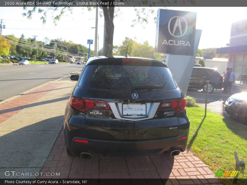 Crystal Black Pearl / Ebony 2010 Acura RDX SH-AWD Technology