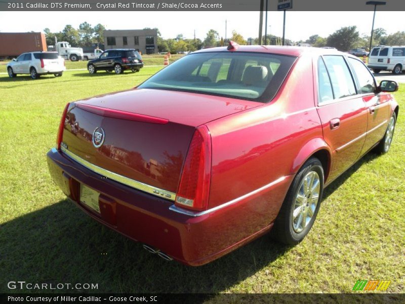 Crystal Red Tintcoat / Shale/Cocoa Accents 2011 Cadillac DTS Premium