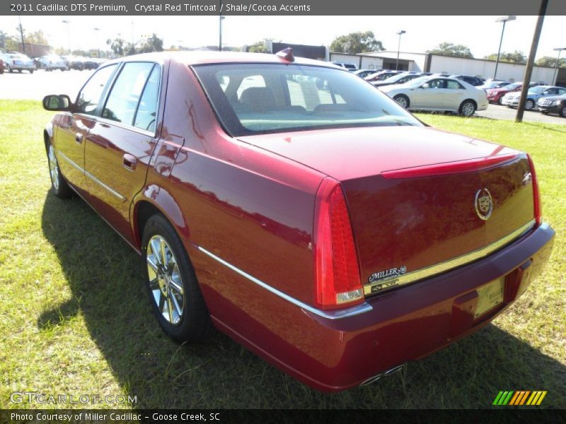 Crystal Red Tintcoat / Shale/Cocoa Accents 2011 Cadillac DTS Premium