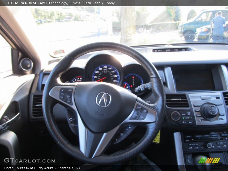 Crystal Black Pearl / Ebony 2010 Acura RDX SH-AWD Technology