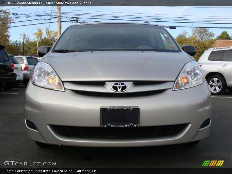 Silver Shadow Pearl / Stone 2009 Toyota Sienna LE