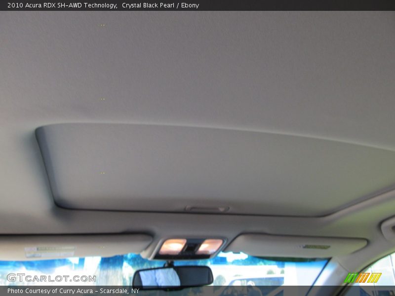 Crystal Black Pearl / Ebony 2010 Acura RDX SH-AWD Technology