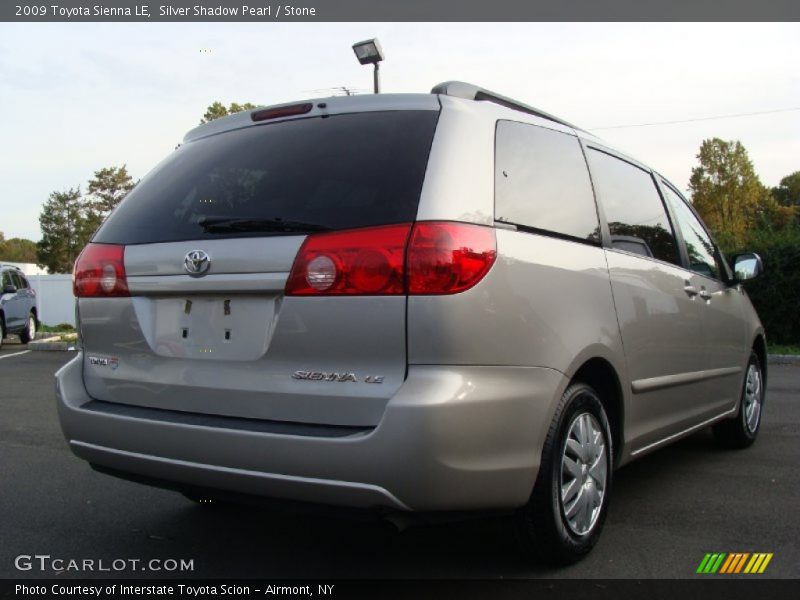 Silver Shadow Pearl / Stone 2009 Toyota Sienna LE