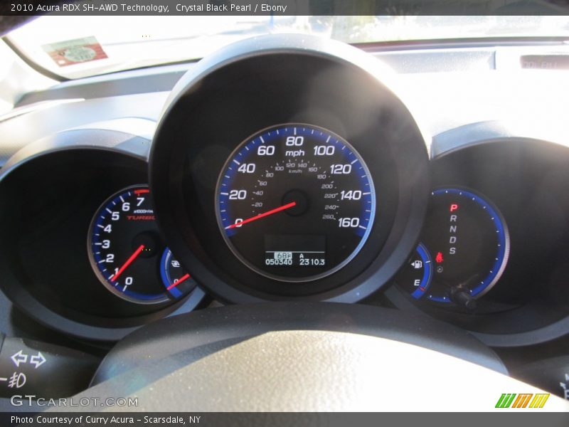 Crystal Black Pearl / Ebony 2010 Acura RDX SH-AWD Technology