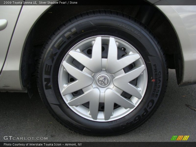 Silver Shadow Pearl / Stone 2009 Toyota Sienna LE