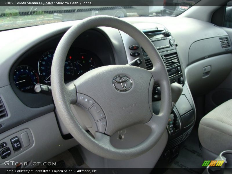 Silver Shadow Pearl / Stone 2009 Toyota Sienna LE