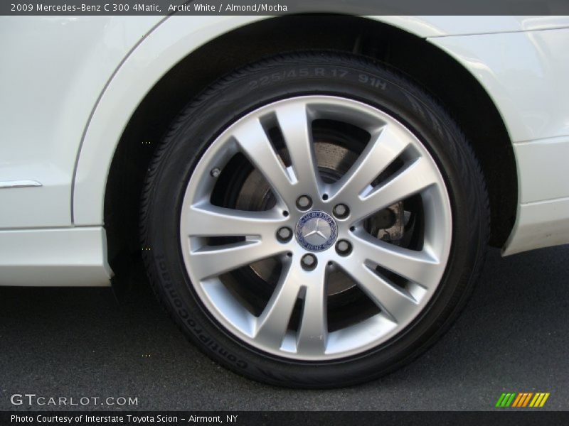 Arctic White / Almond/Mocha 2009 Mercedes-Benz C 300 4Matic