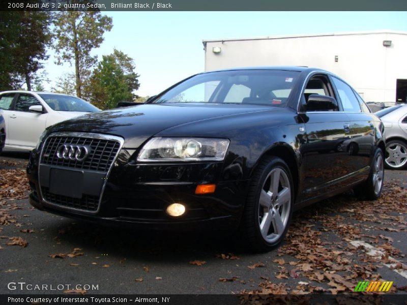 Brilliant Black / Black 2008 Audi A6 3.2 quattro Sedan