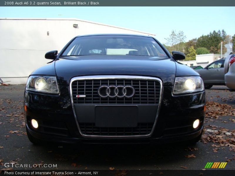 Brilliant Black / Black 2008 Audi A6 3.2 quattro Sedan