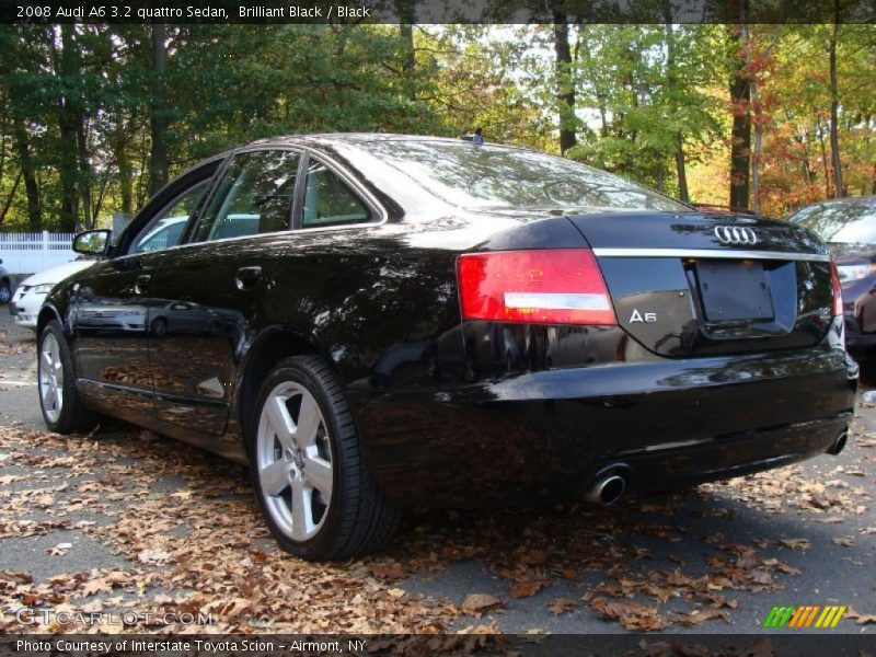 Brilliant Black / Black 2008 Audi A6 3.2 quattro Sedan