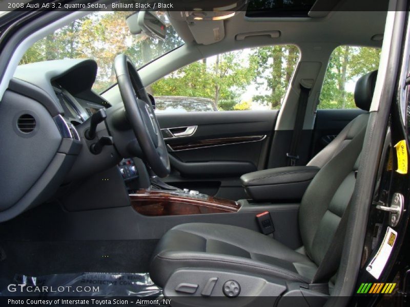 Brilliant Black / Black 2008 Audi A6 3.2 quattro Sedan