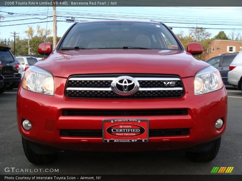 Barcelona Red Pearl / Ash 2008 Toyota RAV4 Limited V6 4WD
