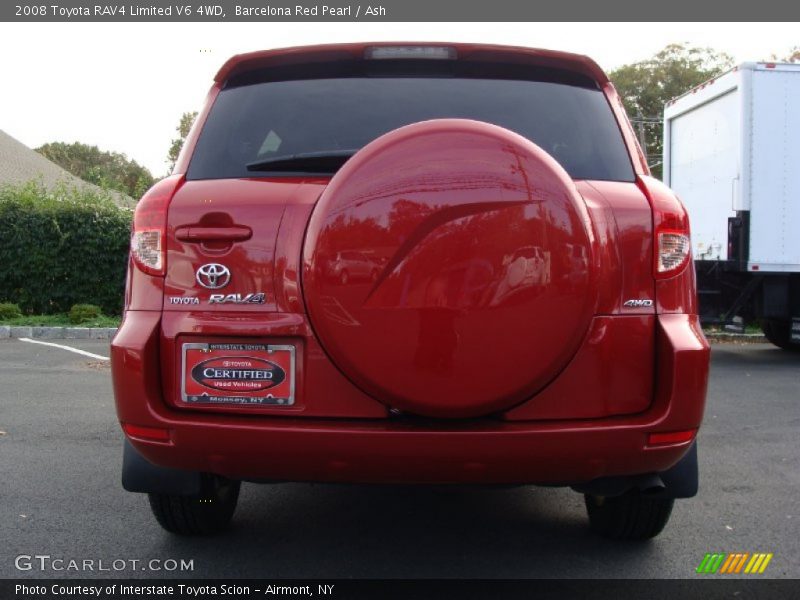 Barcelona Red Pearl / Ash 2008 Toyota RAV4 Limited V6 4WD