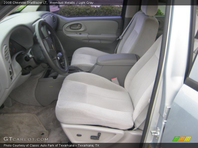 Moondust Metallic / Light Gray 2008 Chevrolet TrailBlazer LT