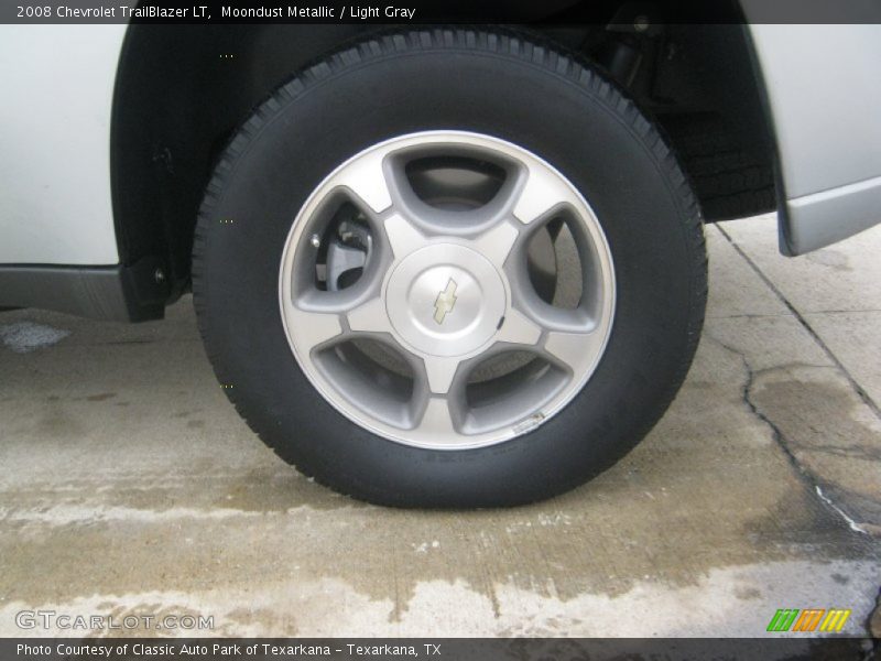 Moondust Metallic / Light Gray 2008 Chevrolet TrailBlazer LT