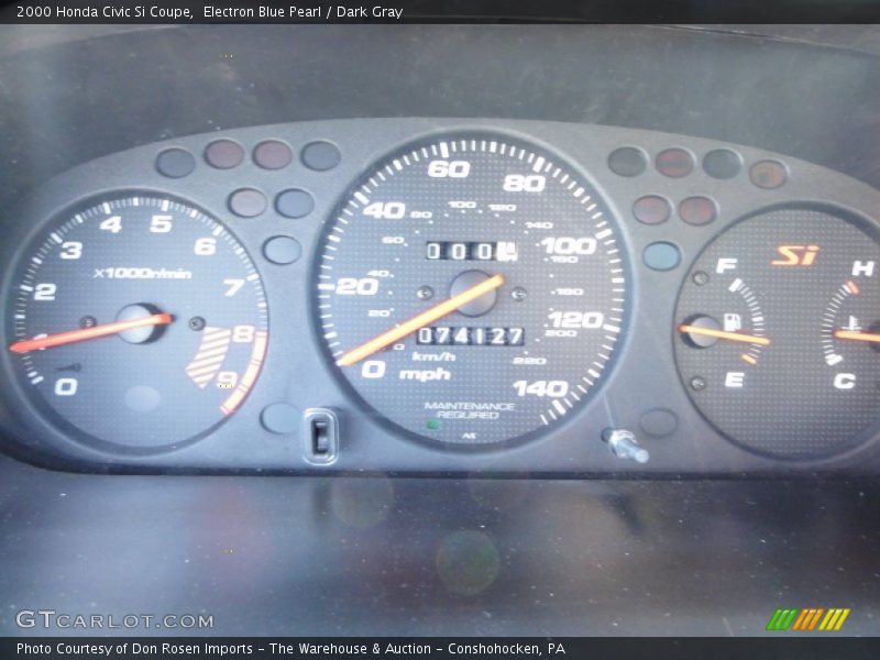  2000 Civic Si Coupe Si Coupe Gauges