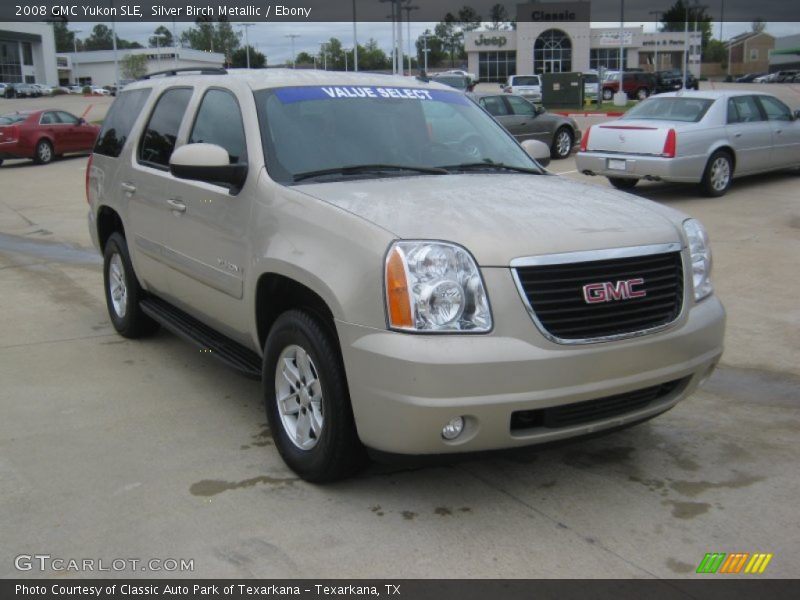 Silver Birch Metallic / Ebony 2008 GMC Yukon SLE