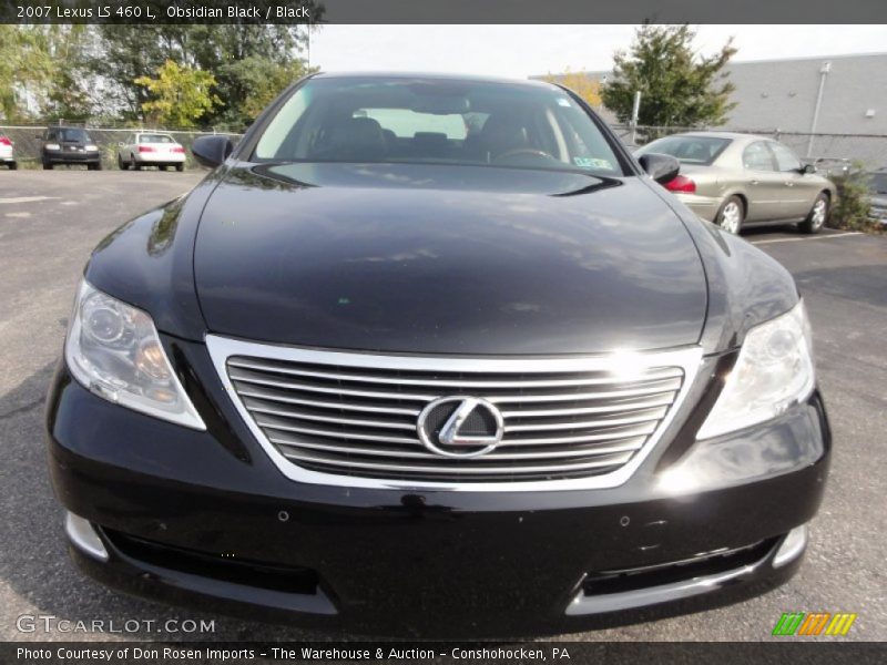 Obsidian Black / Black 2007 Lexus LS 460 L