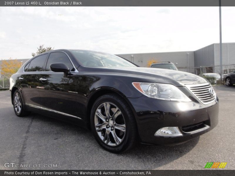 Obsidian Black / Black 2007 Lexus LS 460 L
