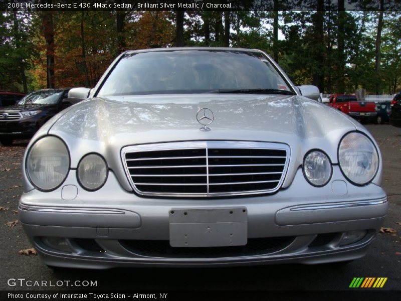 Brilliant Silver Metallic / Charcoal 2001 Mercedes-Benz E 430 4Matic Sedan
